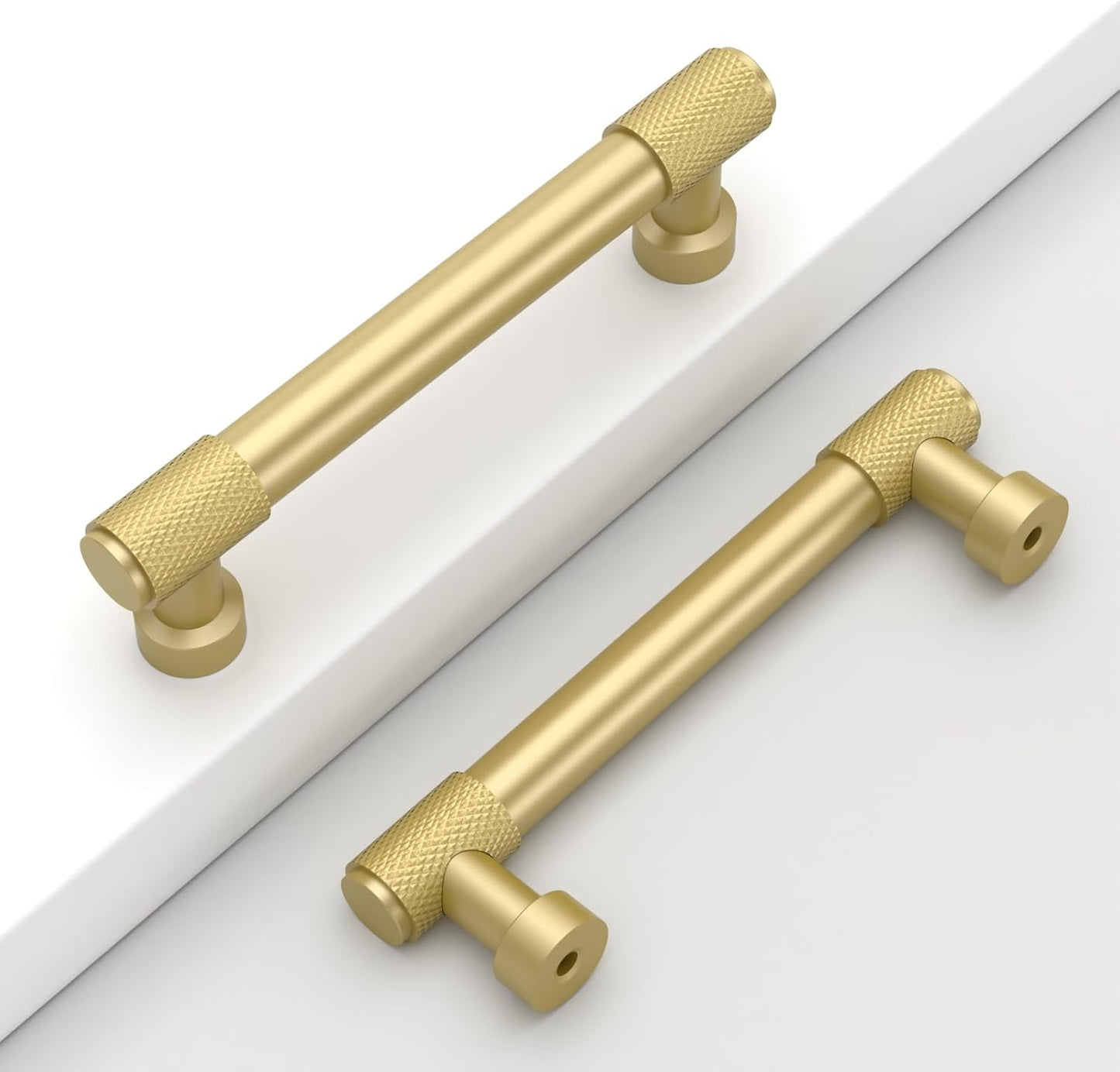 10 Pack 3.75in Gold Cabinet Pulls for Kitchen and Furniture