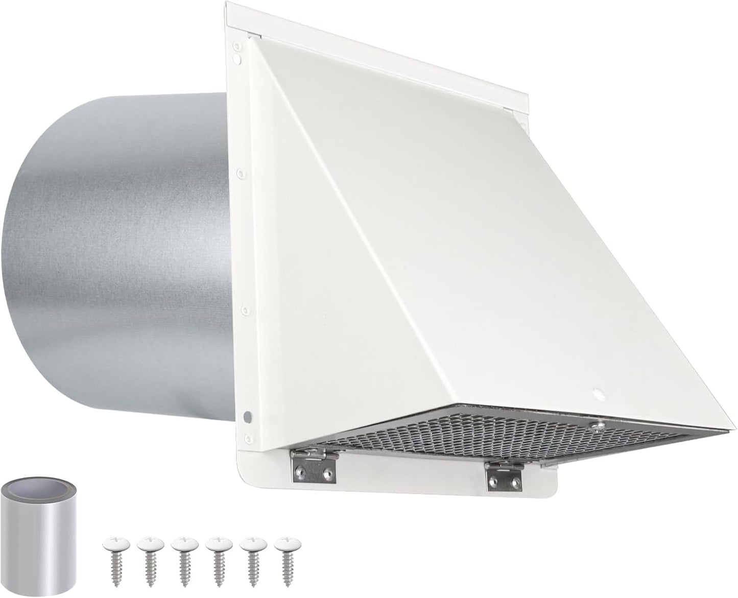 12 Inch Hooded Wall Vent for Efficient Outdoor Air Exhaust