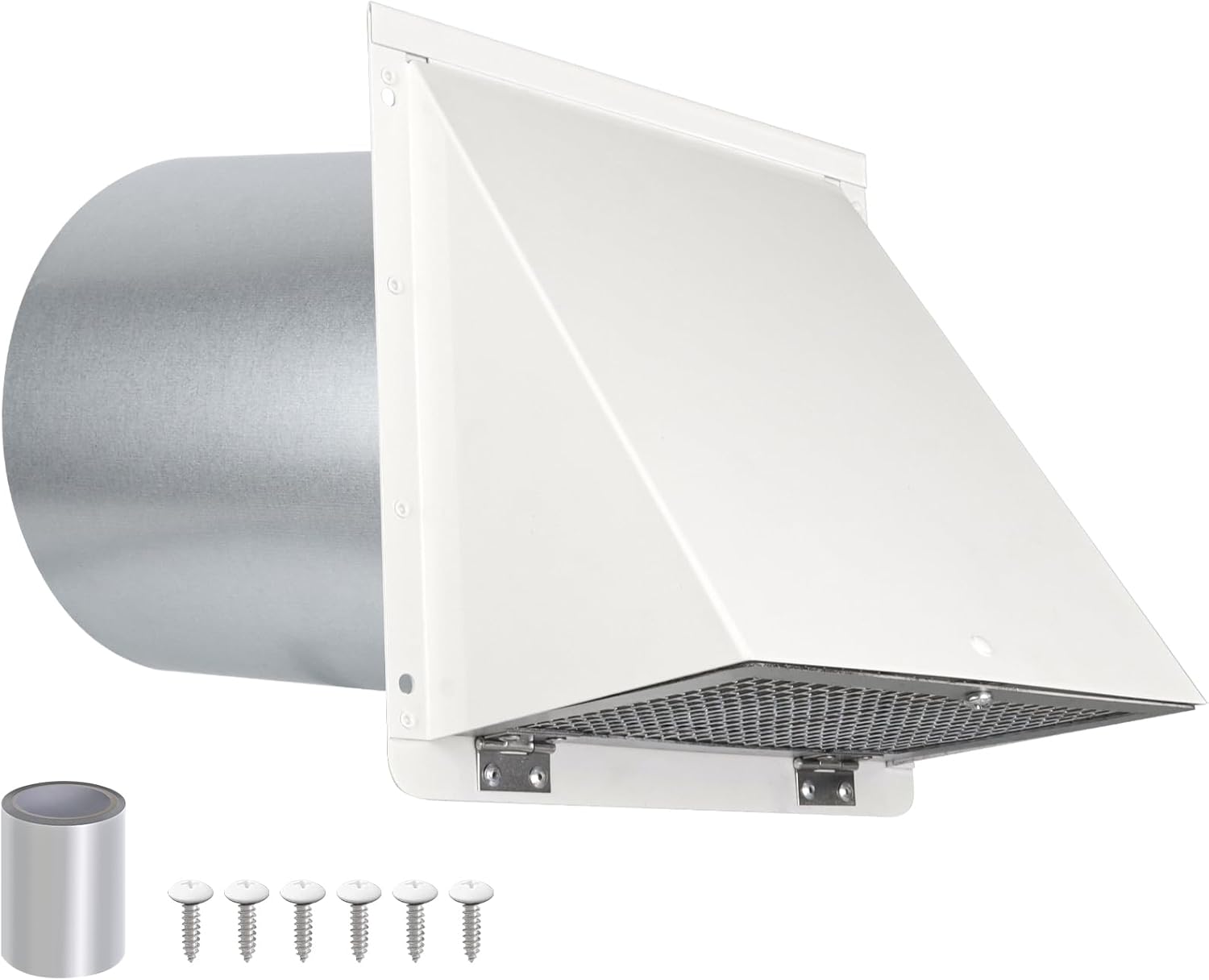 12 Inch Hooded Wall Vent for Efficient Outdoor Air Exhaust