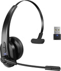 Bluetooth Headset with USB Dongle for Computer - Clear Calls, 50H