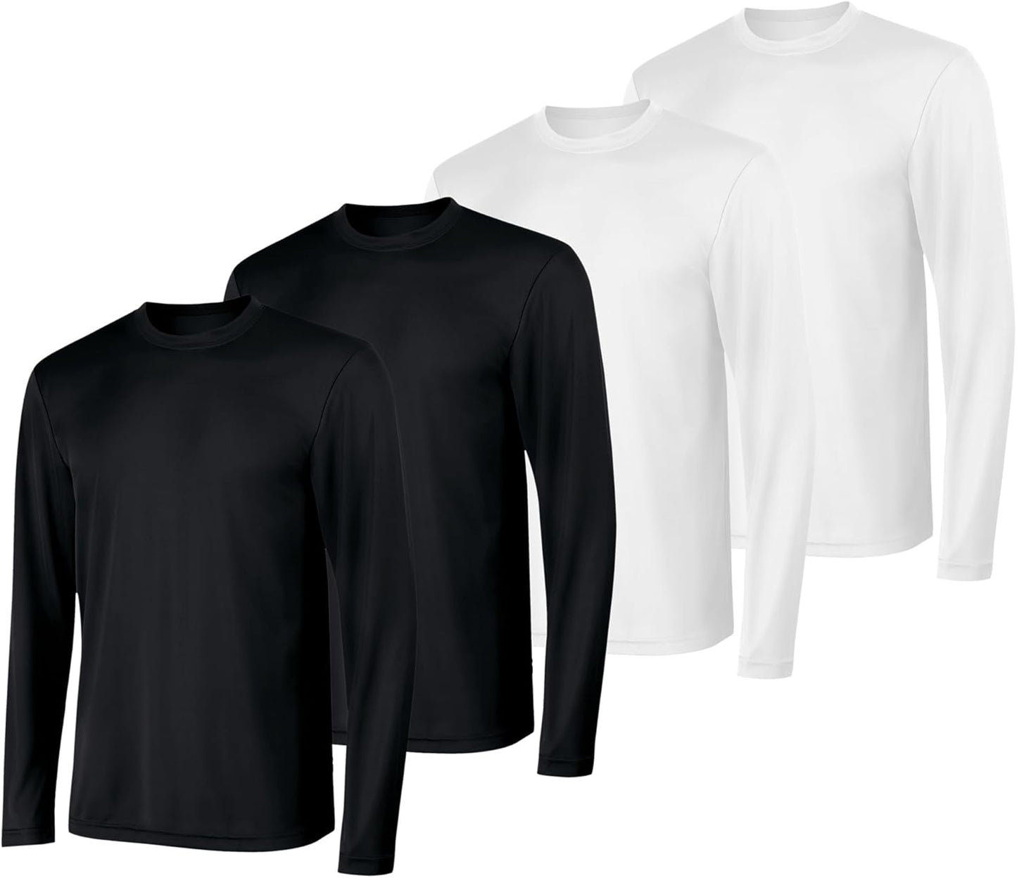 Hanes Sport Men's Long-Sleeve T-Shirt Pack for Ultimate Comfort