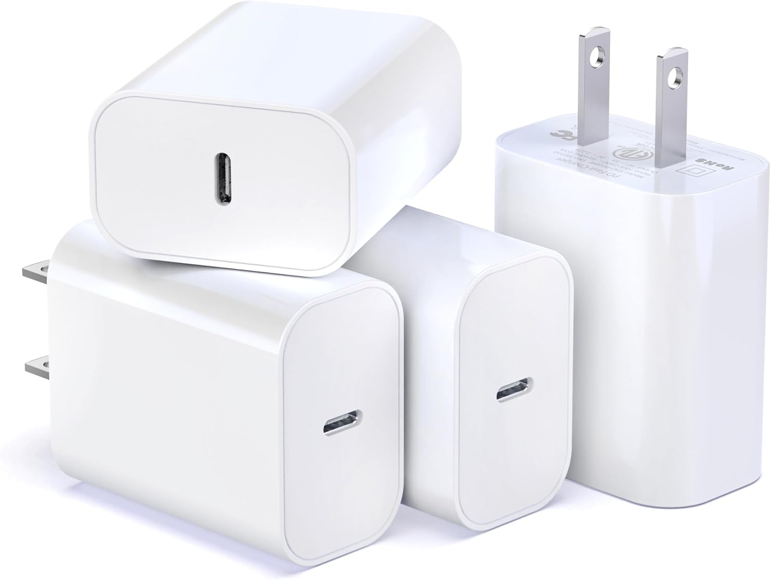 Fast Charging USB C Block 4-Pack, TT&C
