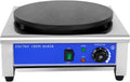 Commercial Electric Crepe Maker, 15.7 Griddle, Adjustable Temp