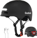 Adult Bike Helmet with Light - Front & Rear LED Safety Helmet