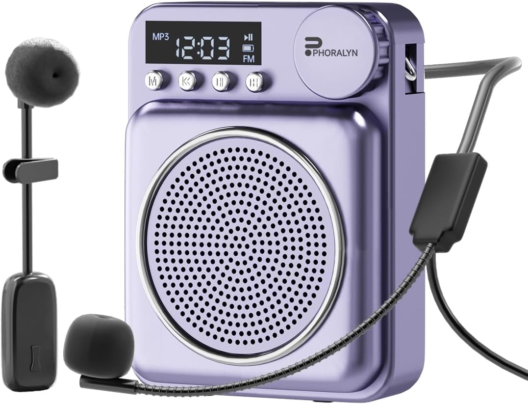Wireless Voice Amplifier for Teachers - Portable Speaker Megaphone