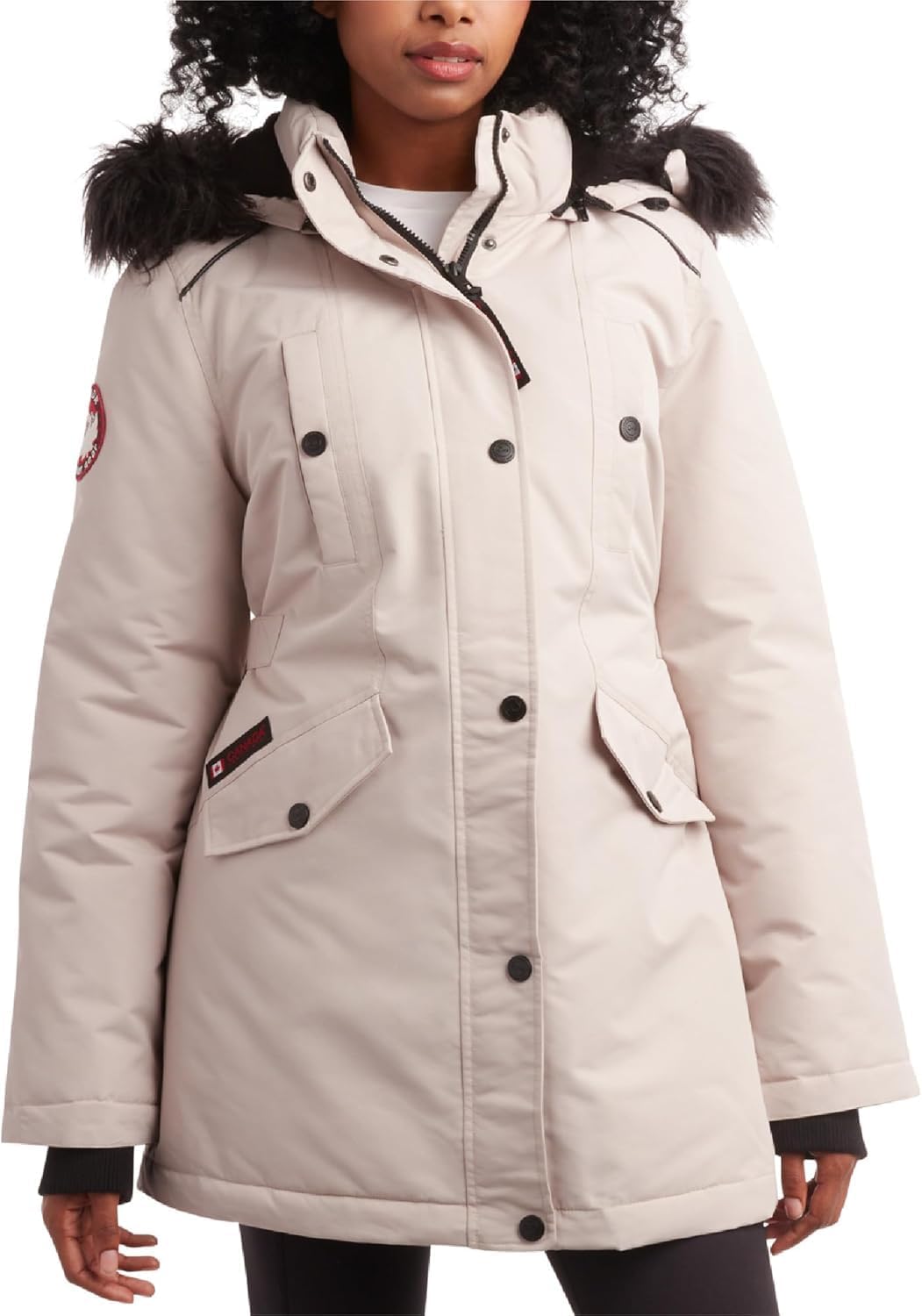 Stylish Stadium Parka: CANADA WEATHER GEAR Women's Winter Coat