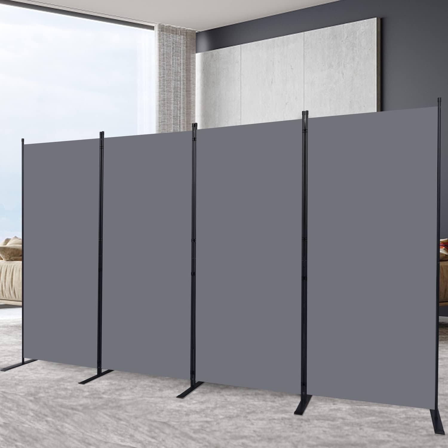 HOMSCREENER 6FT Portable Room Divider for Privacy Needs