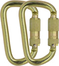 45KN Heavy Duty Auto Locking Carabiner - D Shape Twist Lock