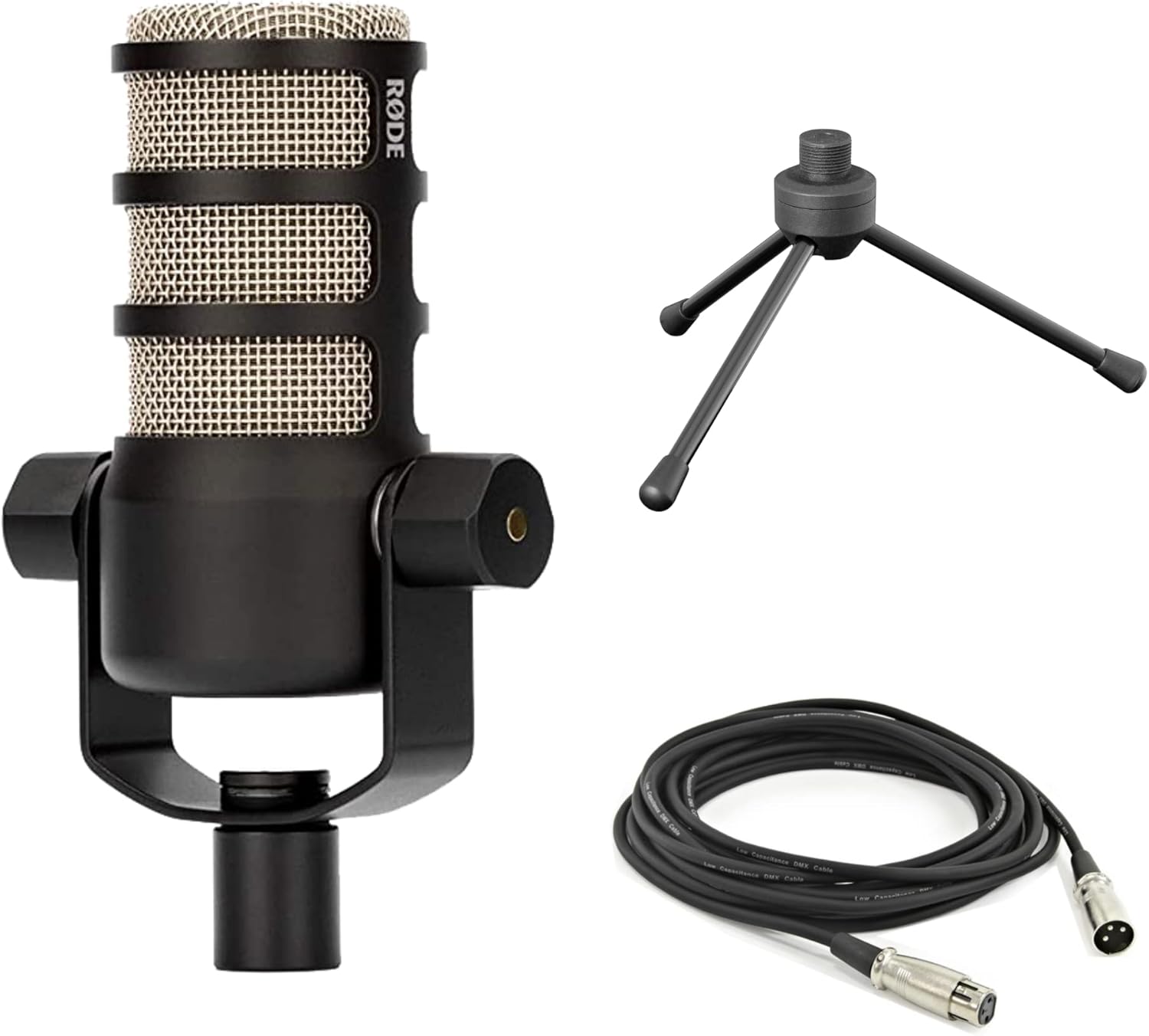 Rode PodMic Dynamic Podcast Microphone with Desktop Stand