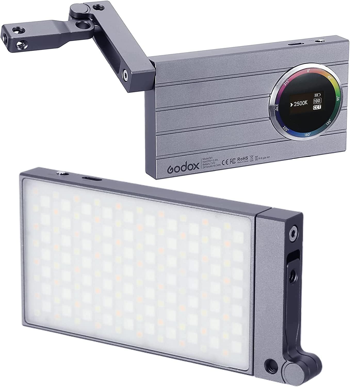 Godox M1 RGB Camera Light: Portable LED Video Light Panel
