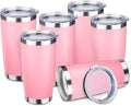 20oz Insulated Tumbler Bulk with Lid - Powder Coated Travel Cups