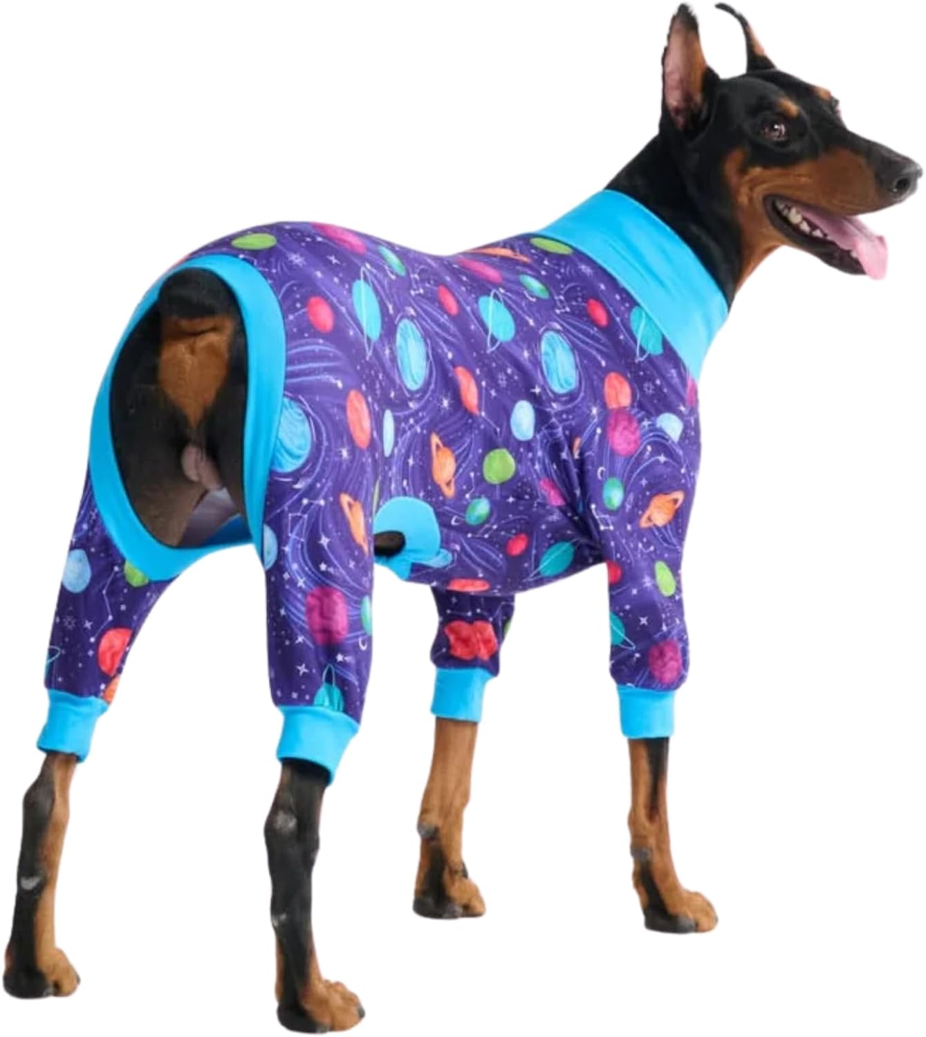 Spark Paws Dog Pajama - Ultra-Soft 4-Way Stretch Recovery Suit