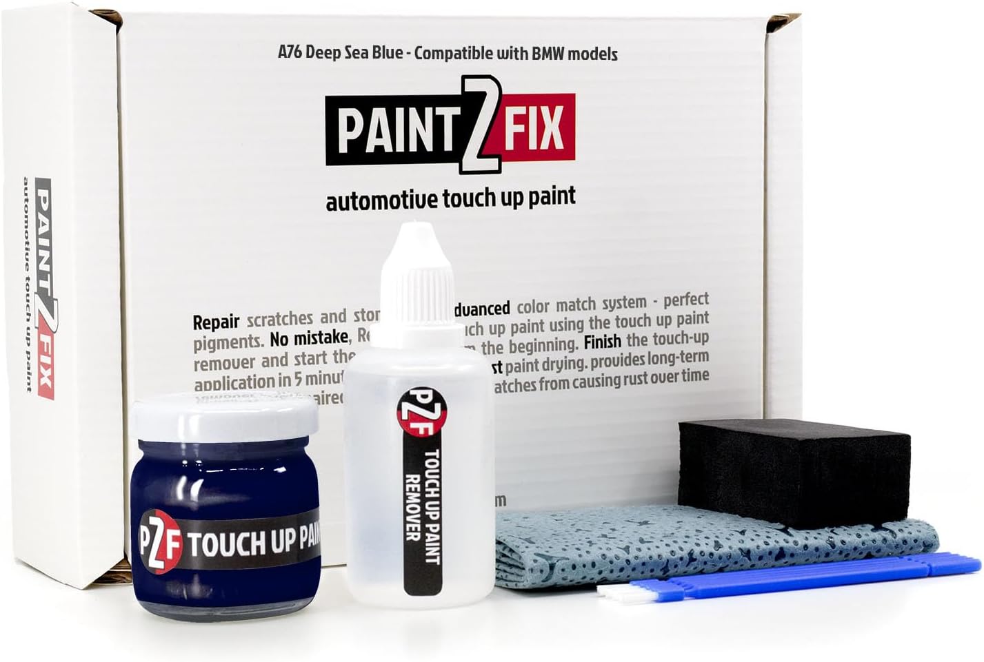 A76 Deep Sea Blue Touch-Up Paint & Scratch Repair Kit for BMW