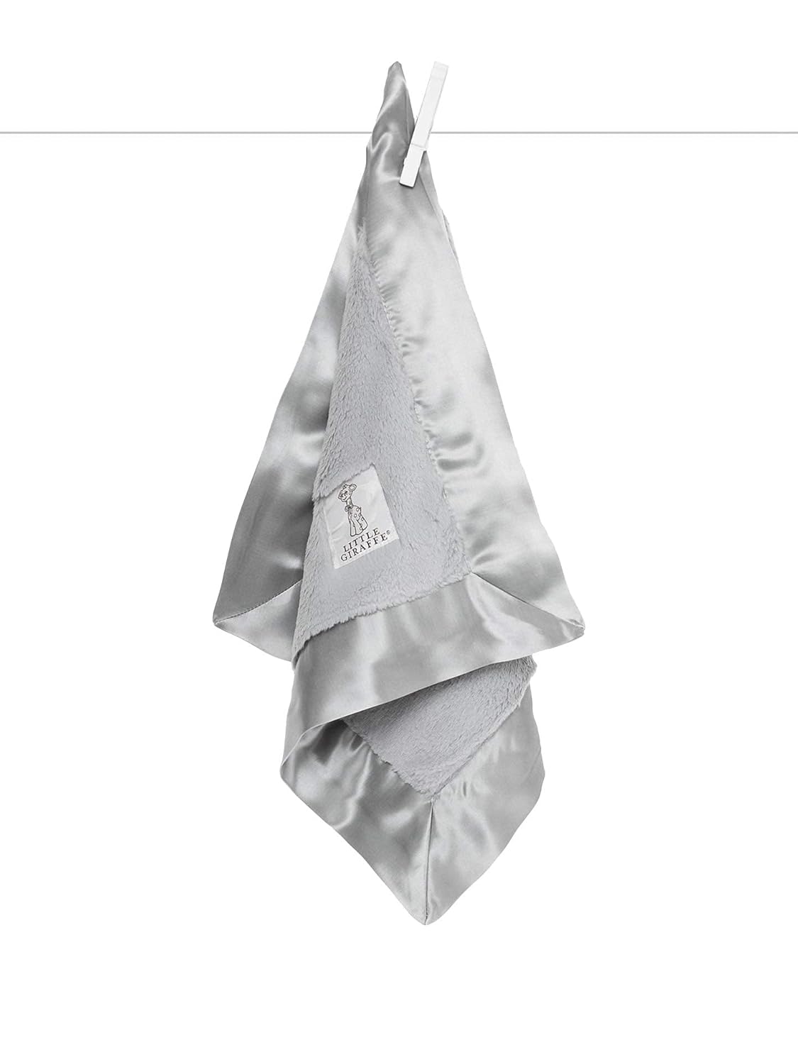 Little Giraffe Luxe Soft Baby Blanket with Satin Trim