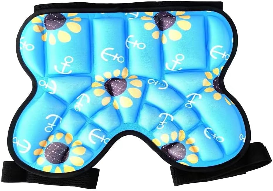 Kids Anti-Slip Hip Protection Shorts (Blue)