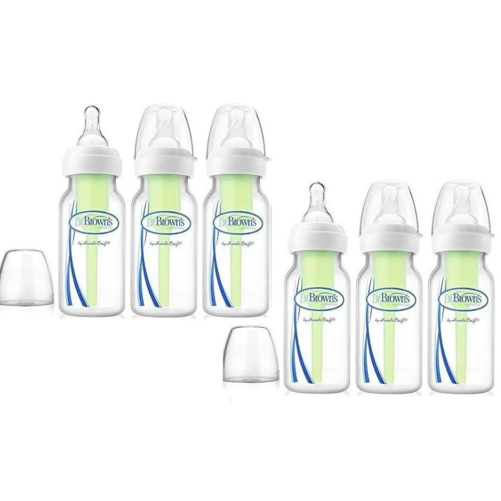 Dr. Brown's 4oz Baby Bottles - Vent or No Vent Option