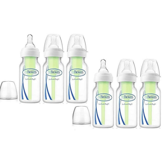 Dr. Brown's 4oz Baby Bottles - Vent or No Vent Option