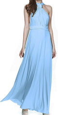 Women Transformer Evening Long Prom Dress Multi-Way Wrap (Style BPLG)