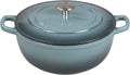 Enameled Cast Iron Dutch Oven Pot for Sourdough Bread Baking - 5 Quart