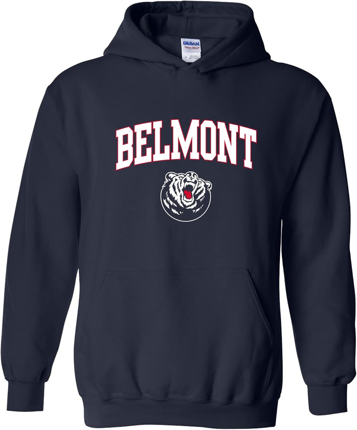 Belmont University Team Color Arch Logo Hoodie for Fans