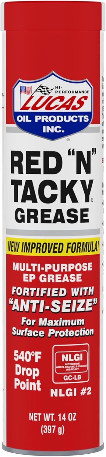 Lucas Oil Red N Tacky Grease - Superior Performance for All Uses