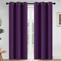 Yakamok Room Darkening Grommet Top Blackout Curtains 42W x 84L