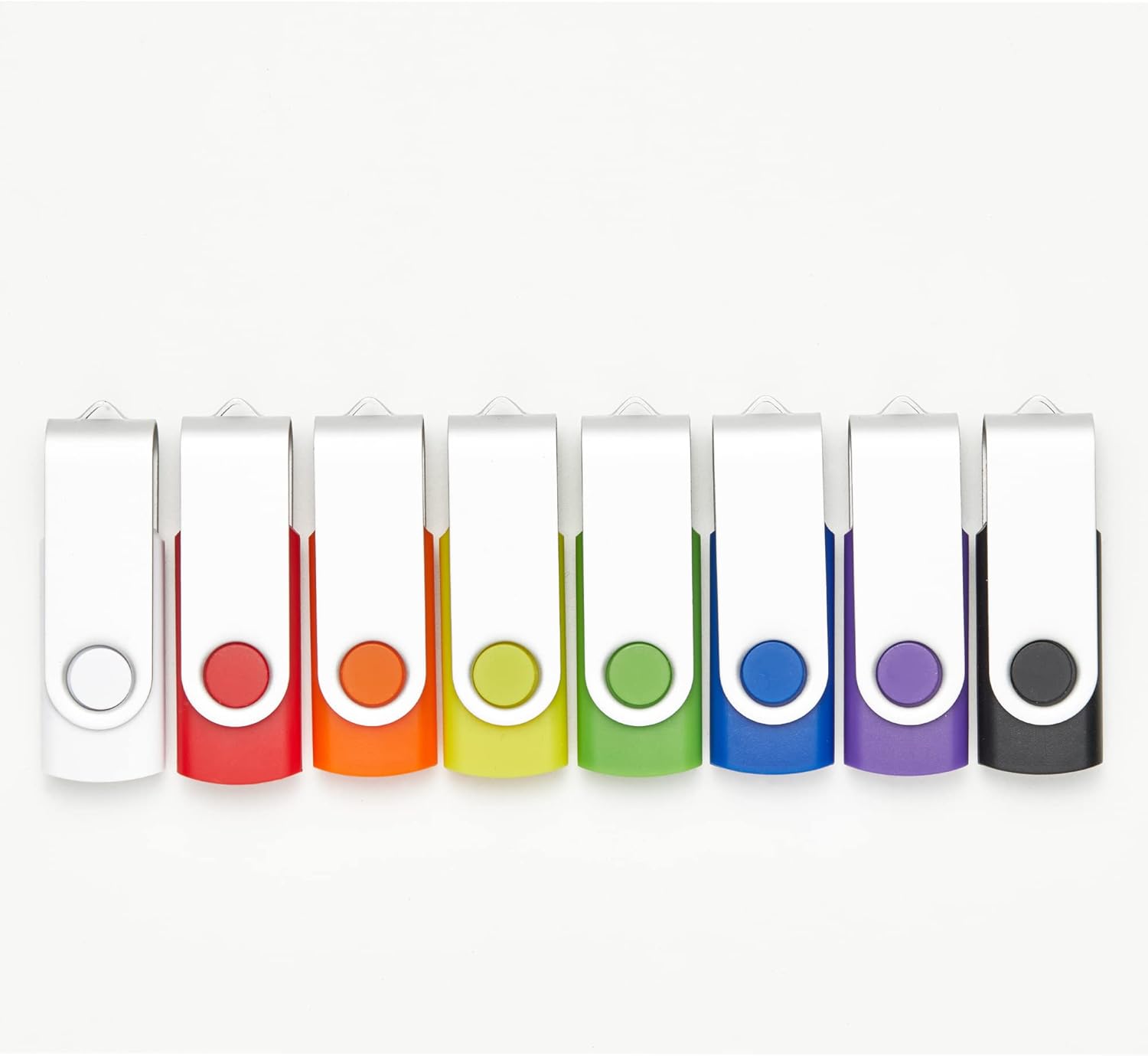 20 Pack 4GB USB Flash Drives with Swivel Design for Easy Use