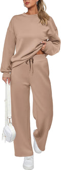 PRETTYGARDEN Womens 2 Piece Outfits 2025 Fall Lounge Set - Cozy Travel