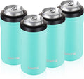 COKTIK 4 in 1 Insulated Can Cooler 4 Pack - Slim, Versatile