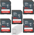 SanDisk 64GB (5 Pack) Ultra SDXC UHS-I Class 10 - Reliable Full HD