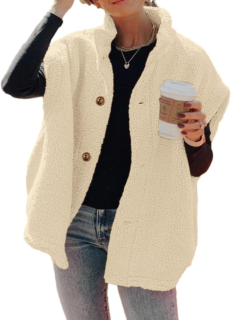 Hongqizo Womens Fuzzy Fleece Vest for Cozy Autumn Style