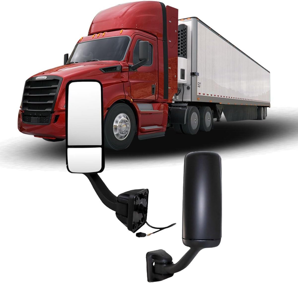 Driver Side Heated Motorized Door Mirror for Freightliner Cascadia