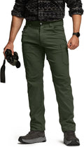 CQR Men's Active Flex Tactical Pants for Men - Four-Season Stretch