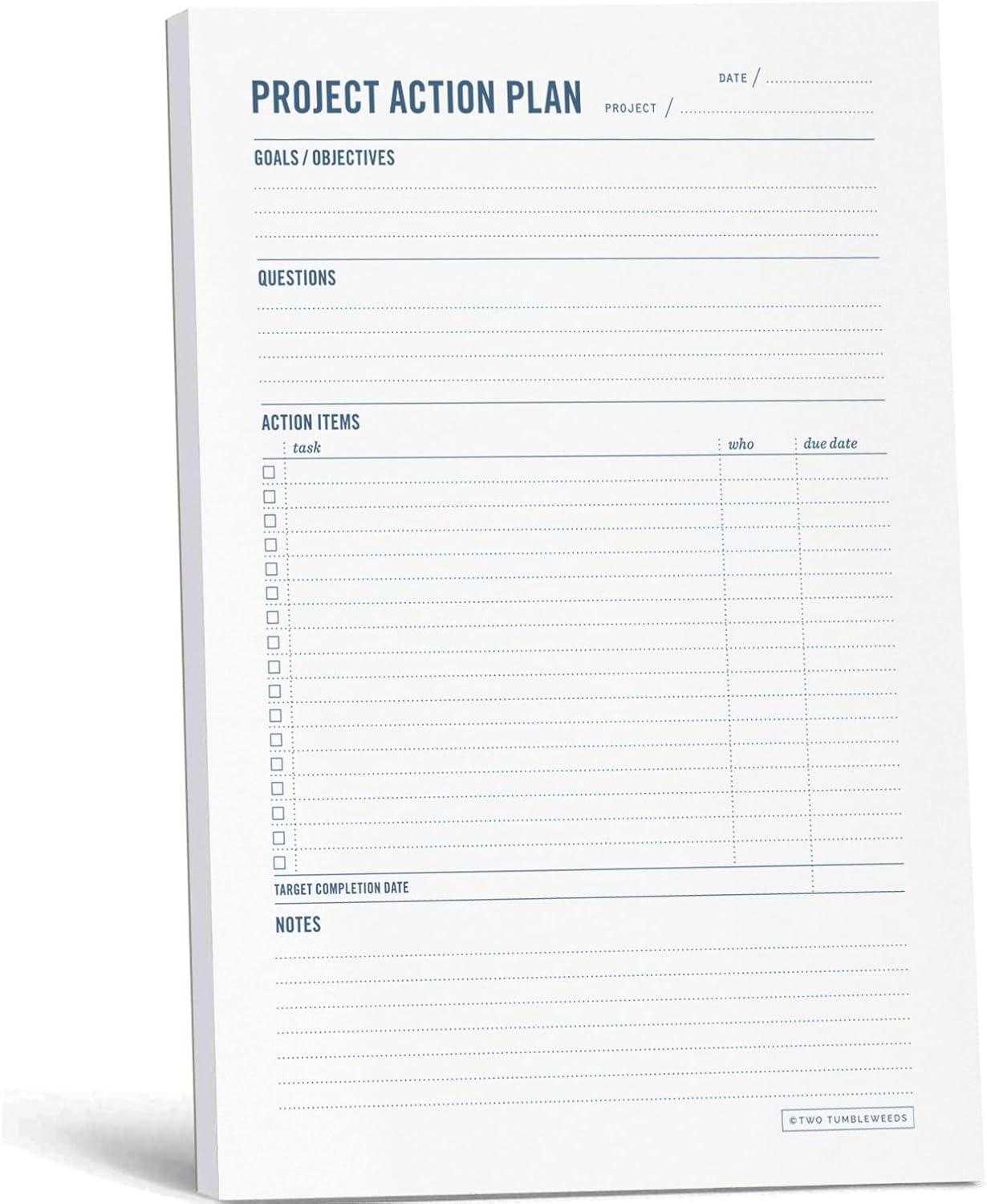 Project Planner Notepad - Organize Your Tasks!