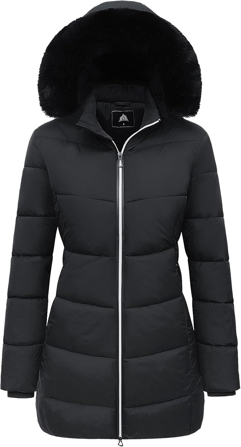 MOERDENG Women's Winter Windproof Warm Down Coats for Style