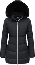 Women's Winter Windproof Warm Down Coat - Thick Waterproof Puffer