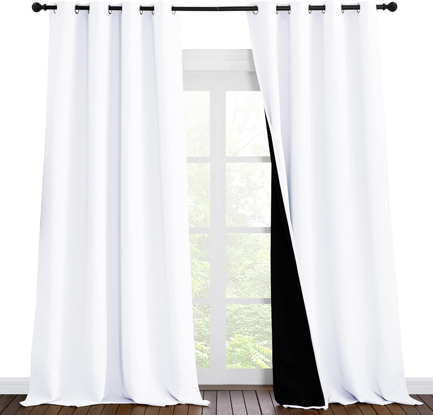 NICETOWN Full Shading Blackout Curtains for Bedroom Privacy