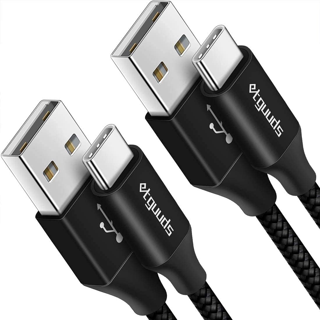 Fast Charge Your Devices with 4ft USB-C Cable Duo!