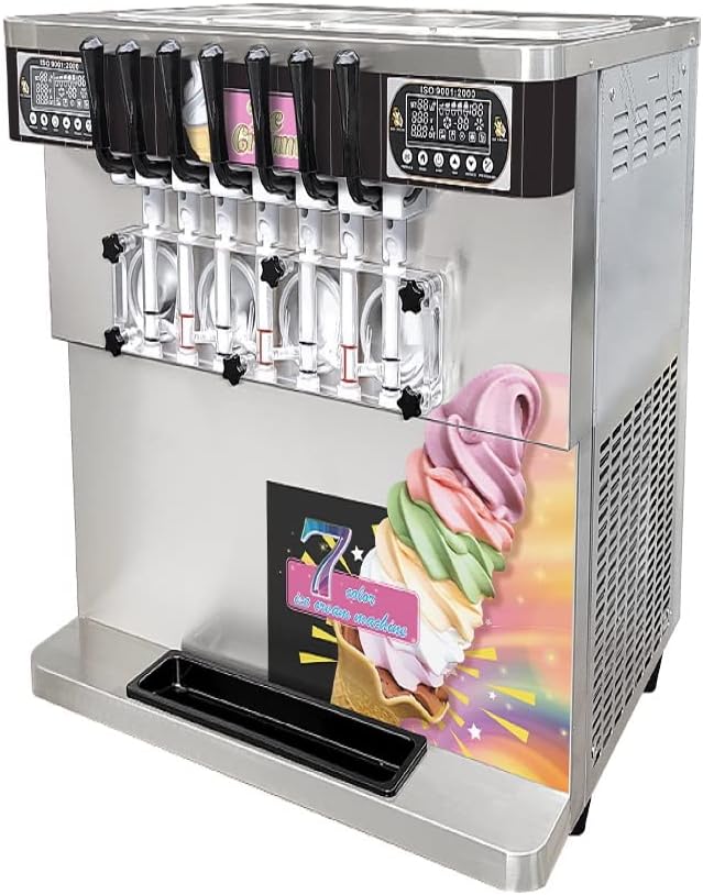 Kolice ETL 7-Flavor Soft Ice Cream Machine