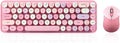 Perixx PERIDUO-802PK Bluetooth Mini Keyboard and Mouse Combo - Retro
