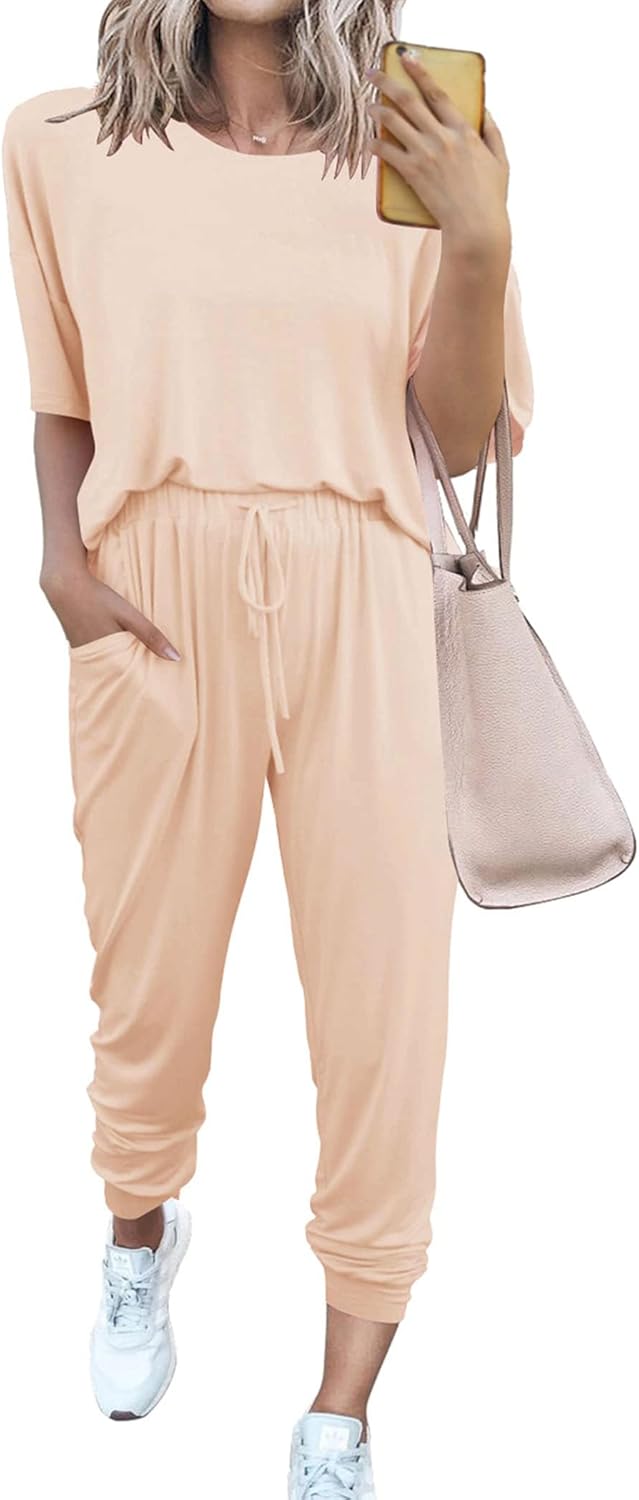 PRETTYGARDEN Women's Two Piece Sets for Summer Travel and Lounge