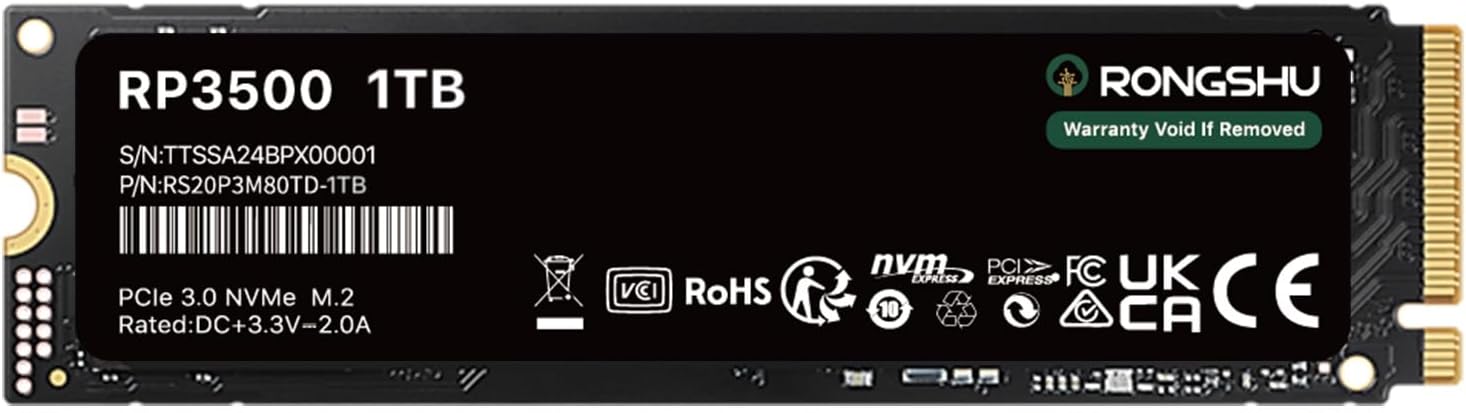 1TB NVMe SSD M.2 PCIe 3.04 with Supreme Speed and Endurance