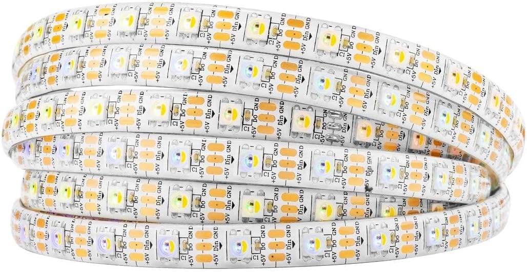 BTF-LIGHTING RGBW LED Strip: Individually Addressable 16.4ft
