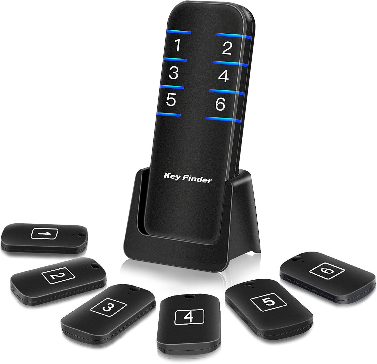 LUXSURE Stick On Key Finder - Track Keys Anywhere!