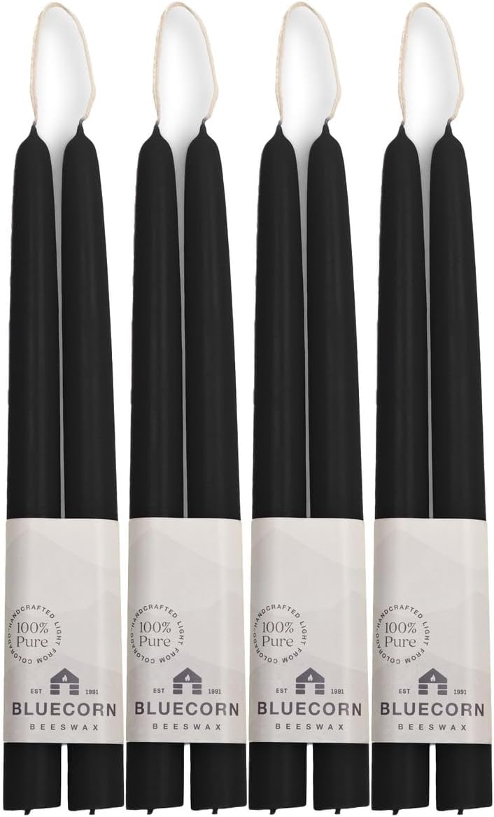 100% Pure Beeswax Taper Candles for Elegant Home Decor