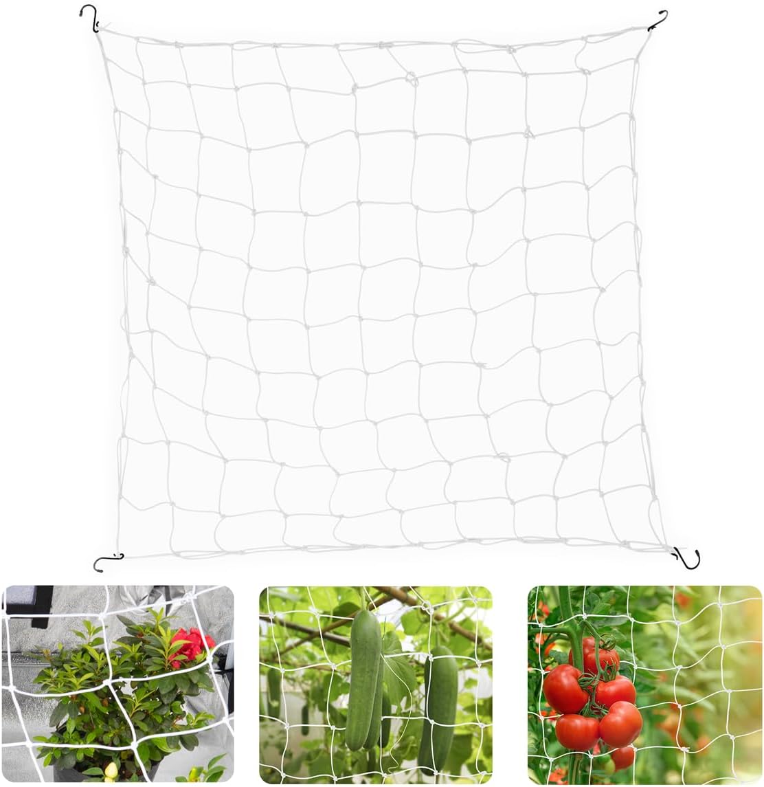 Heavy-Duty Elastic Trellis Net: Boost Plant Growth!