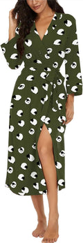 VINTATRE Women Kimono Robe Lightweight Knit Bathrobe - Soft Everyday