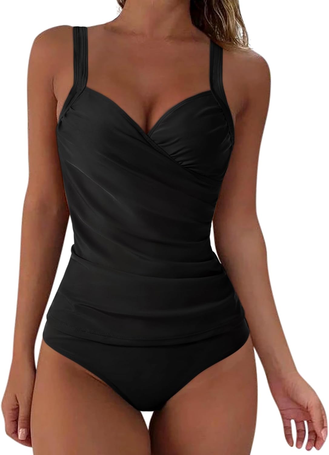 SUUKSESS Women Sexy Twist Push Up Tankini Swimsuit Review