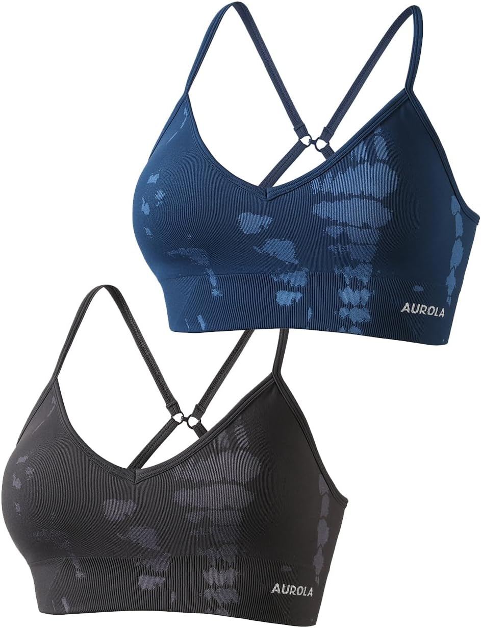 AUROLA Serpent Seamless Sports Bras for Women - Stylish Comfort
