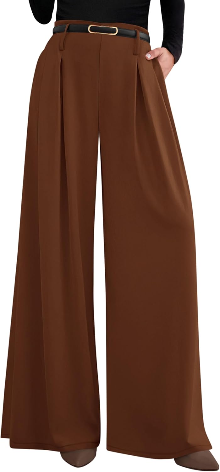 PRETTYGARDEN Womens Fall Wide Leg Trousers for Stylish Comfort